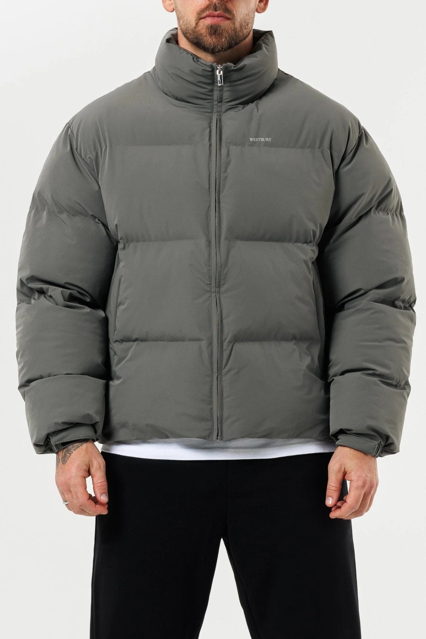 PUFFER JACKET - GREY