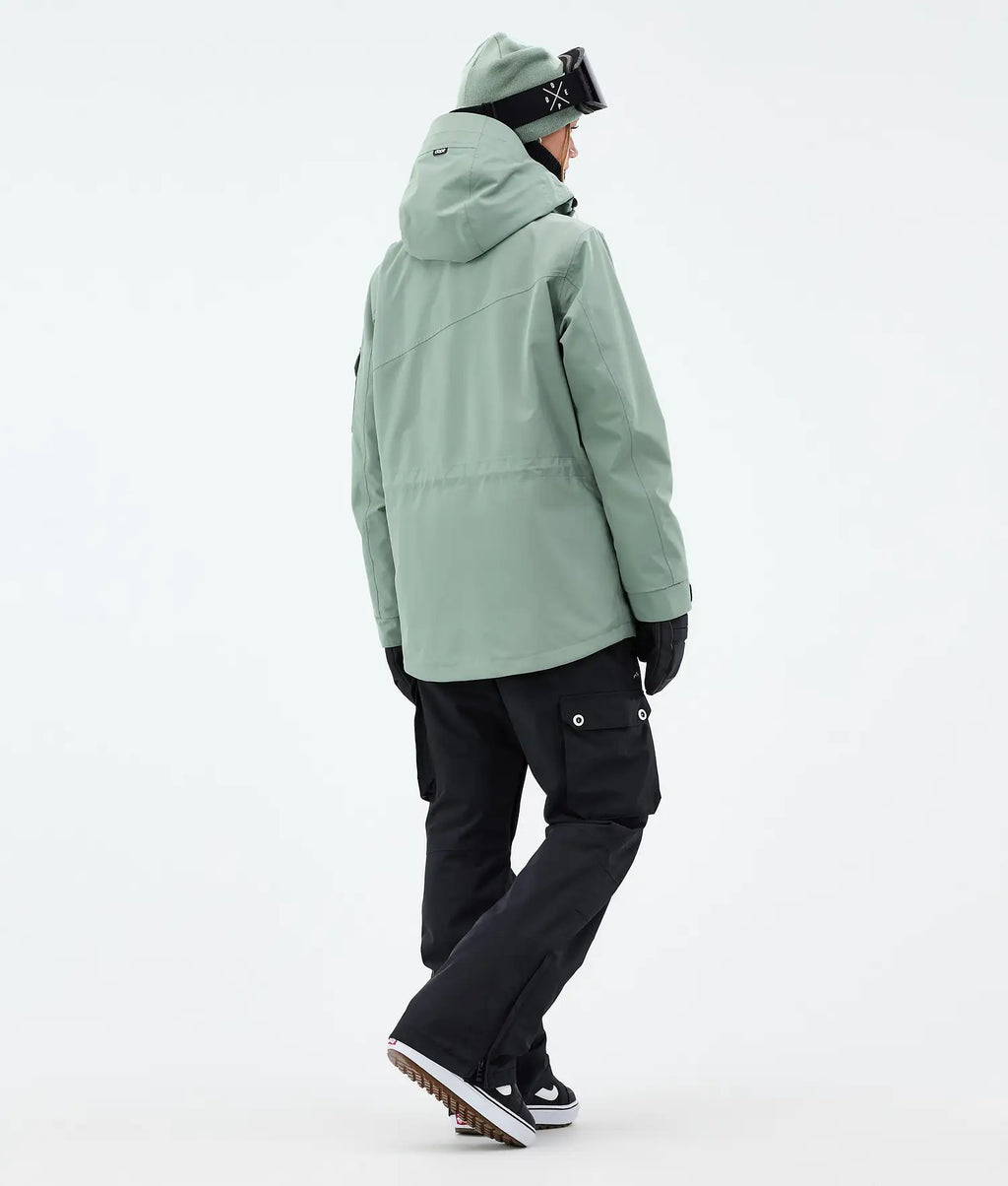 Adept W Snowboard Jacket Women Faded Green