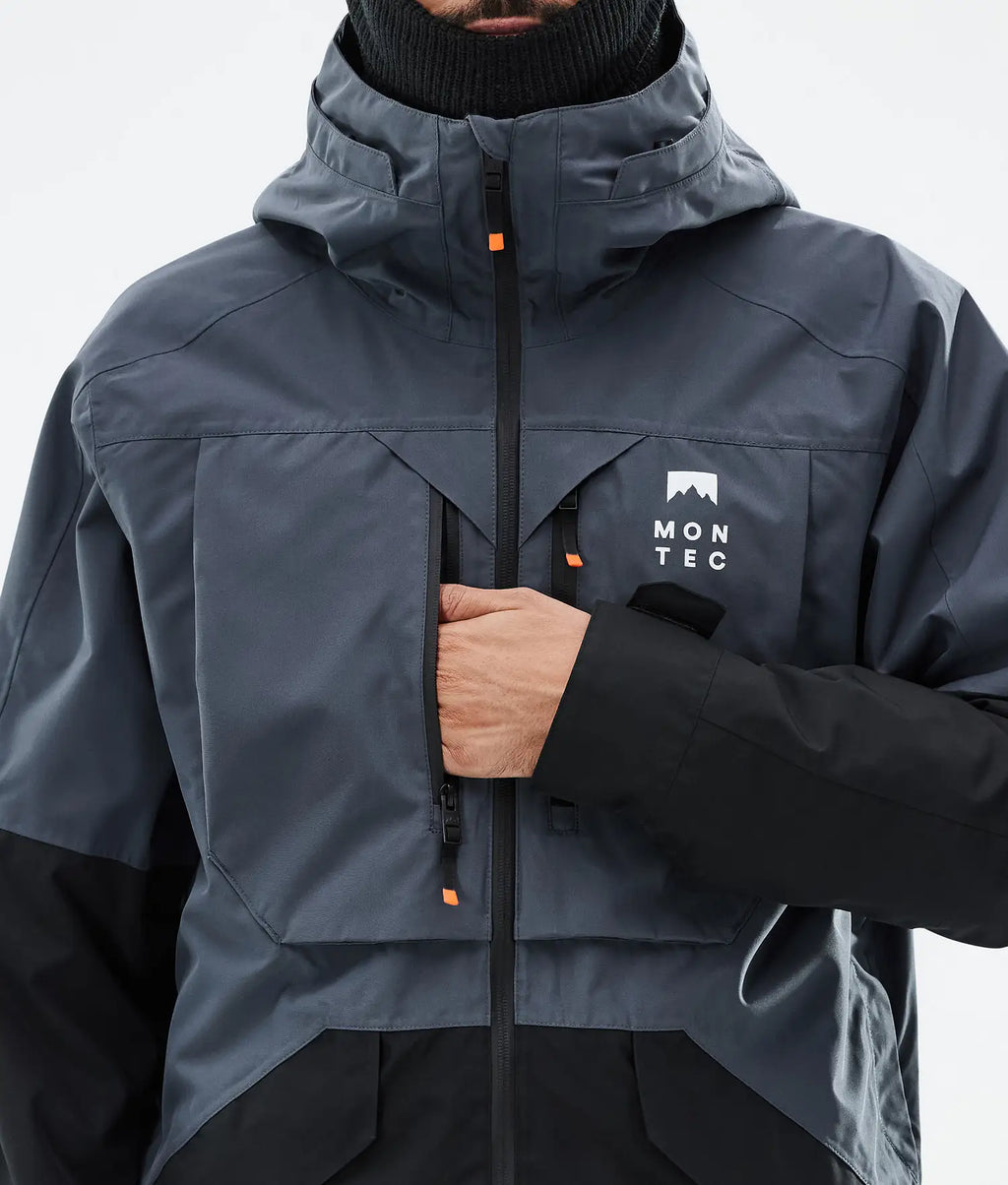 Arch Ski Jacket Men Metal Blue/Black