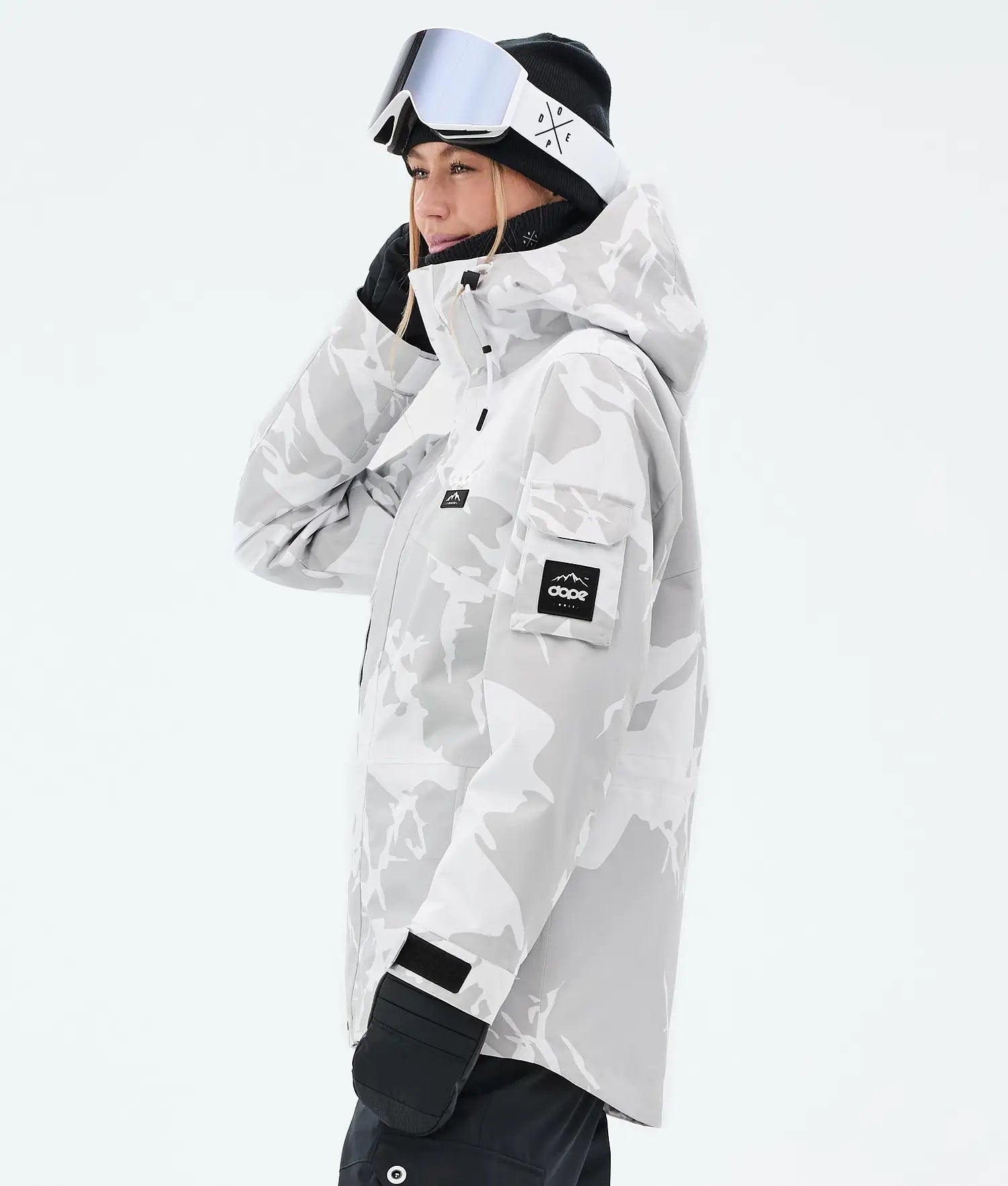 Adept W Snowboard Jacket Women Grey Camo