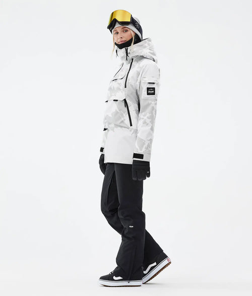 Akin W Snowboard Jacket Women Grey Camo