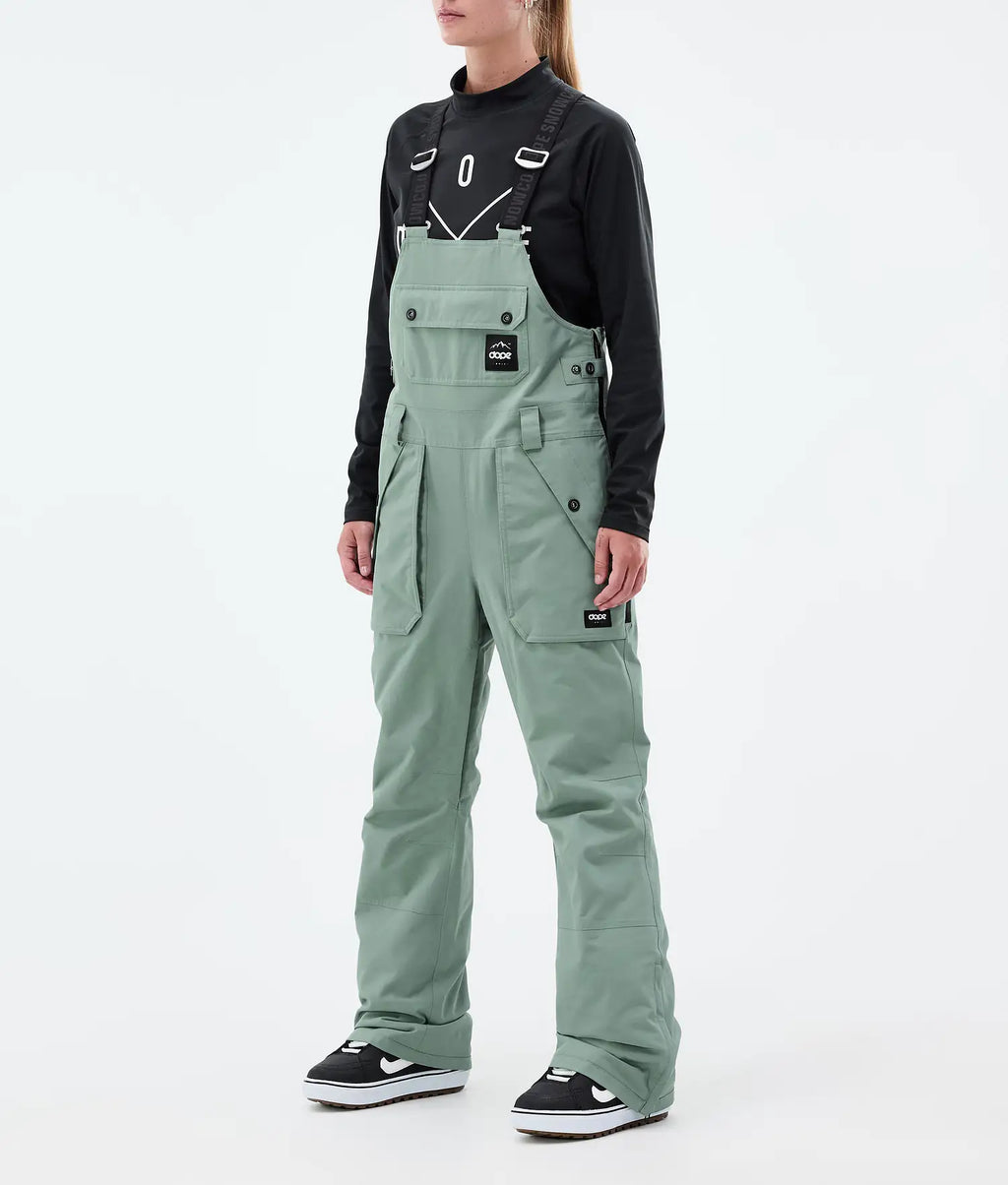 Notorious B.I.B W Snowboard Pants Women Faded Green