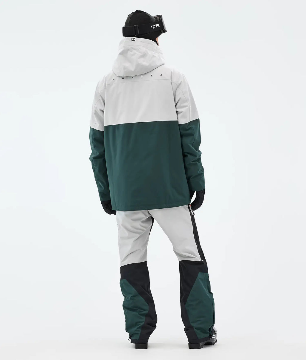 Doom Ski Jacket Men Light Grey/Black/Dark Atlantic