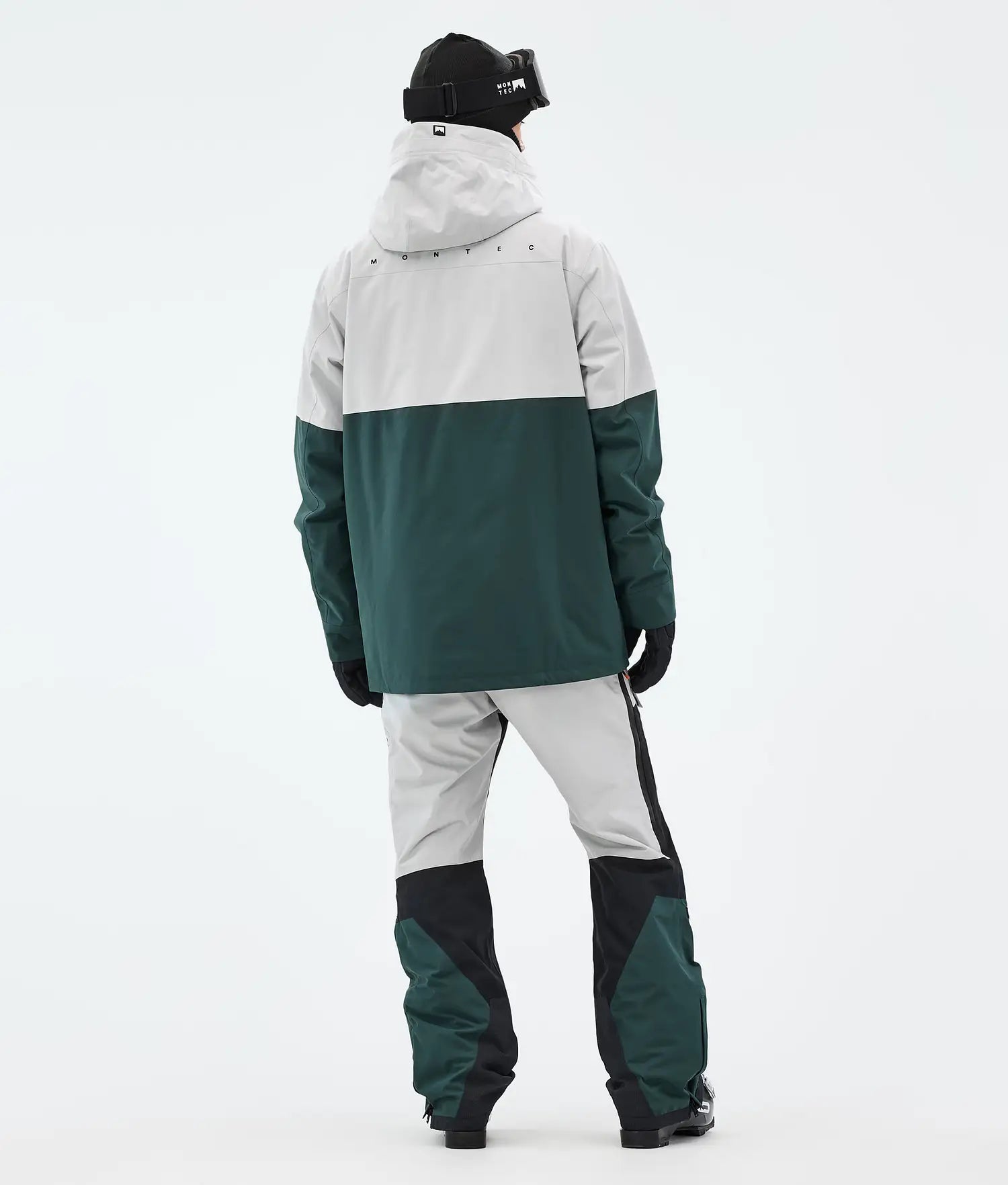 Doom Ski Jacket Men Light Grey/Black/Dark Atlantic