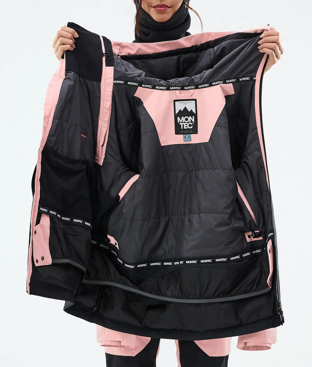 Doom W Ski Jacket Women Soft Pink/Black
