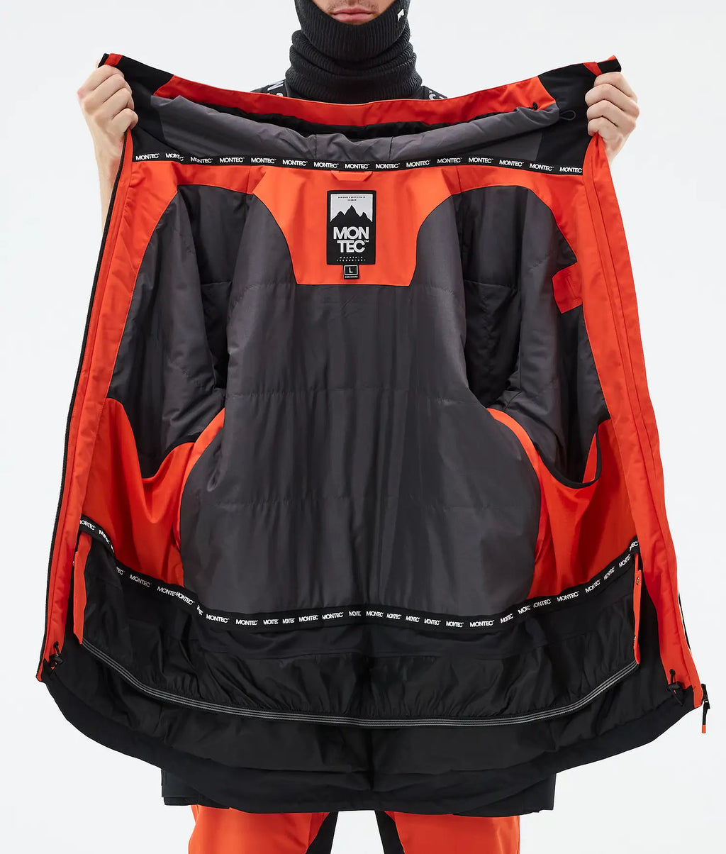 Arch Ski Jacket Men Orange/Black