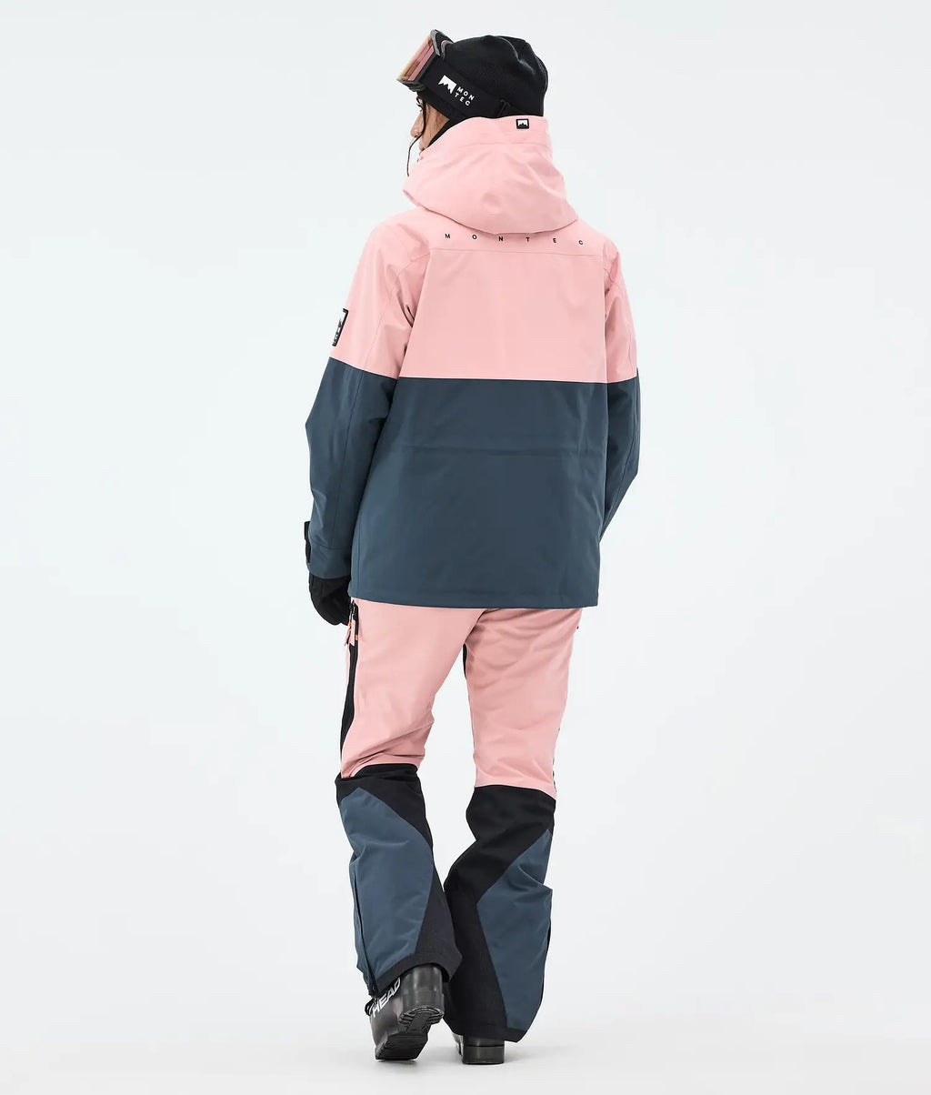 Doom W Ski Jacket Women Soft Pink/Black/Metal Blue