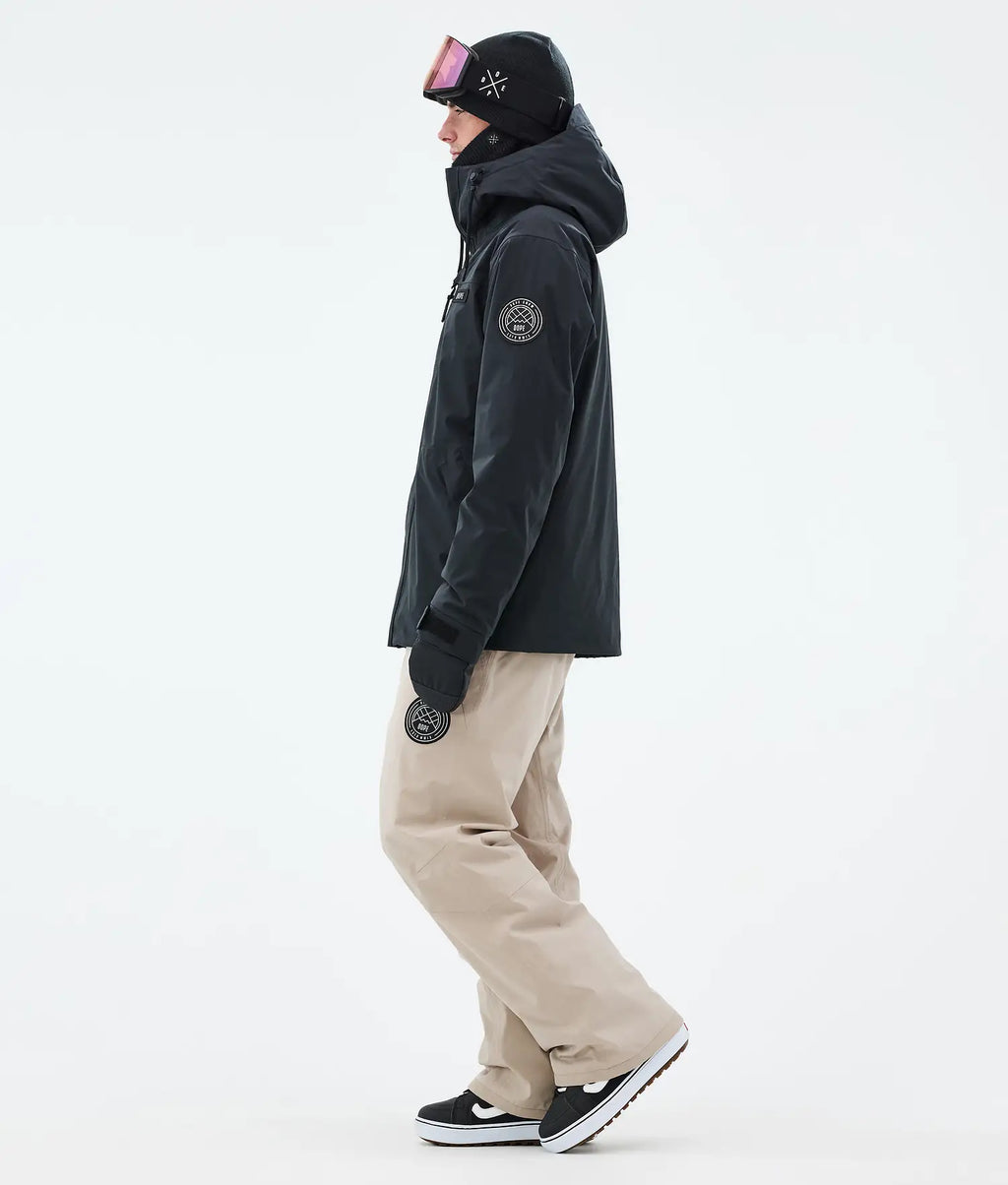 Blizzard Full Zip Snowboard Jacket Men Black