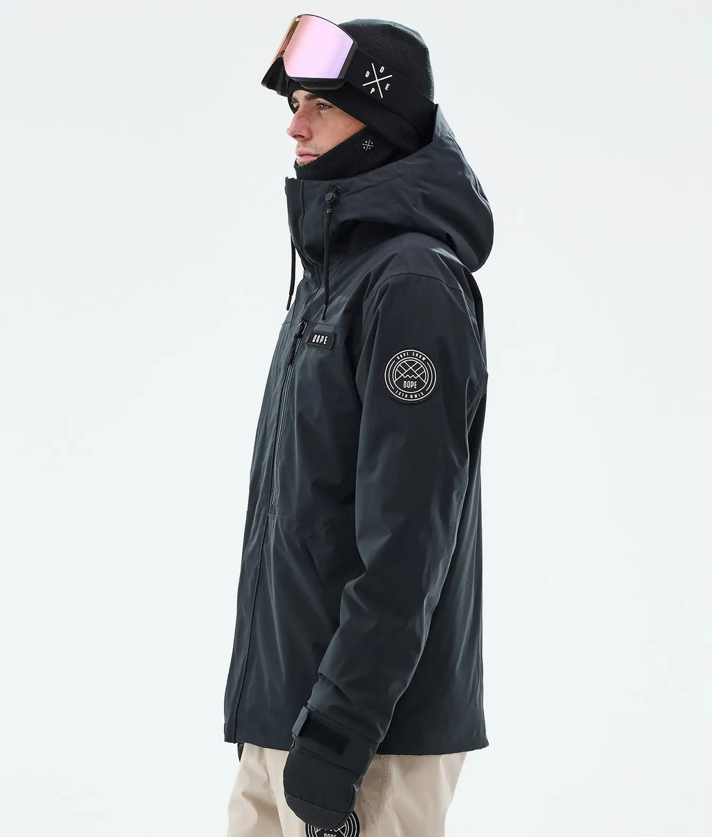 Blizzard Full Zip Snowboard Jacket Men Black