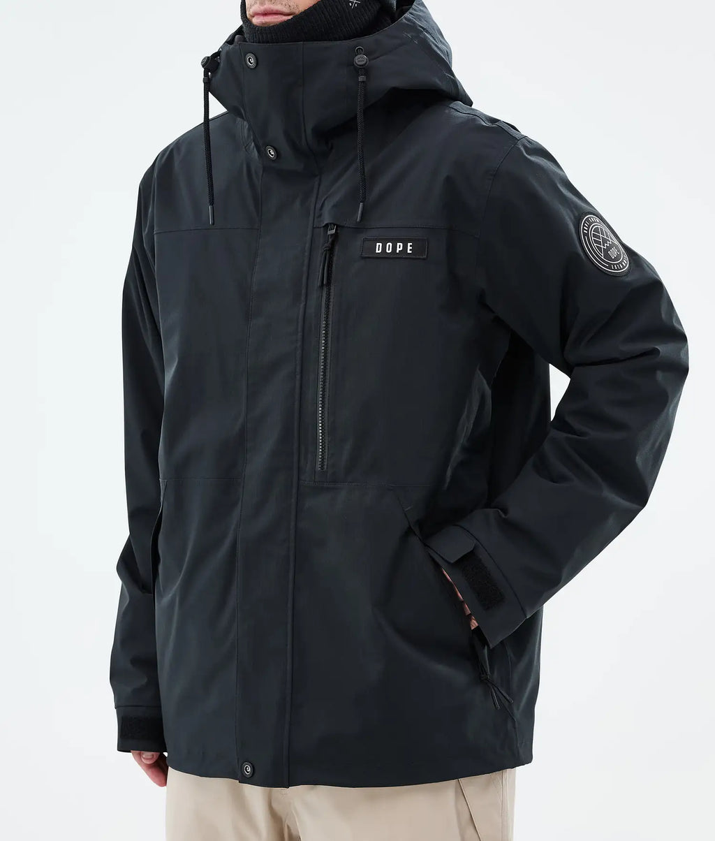 Blizzard Full Zip Snowboard Jacket Men Black