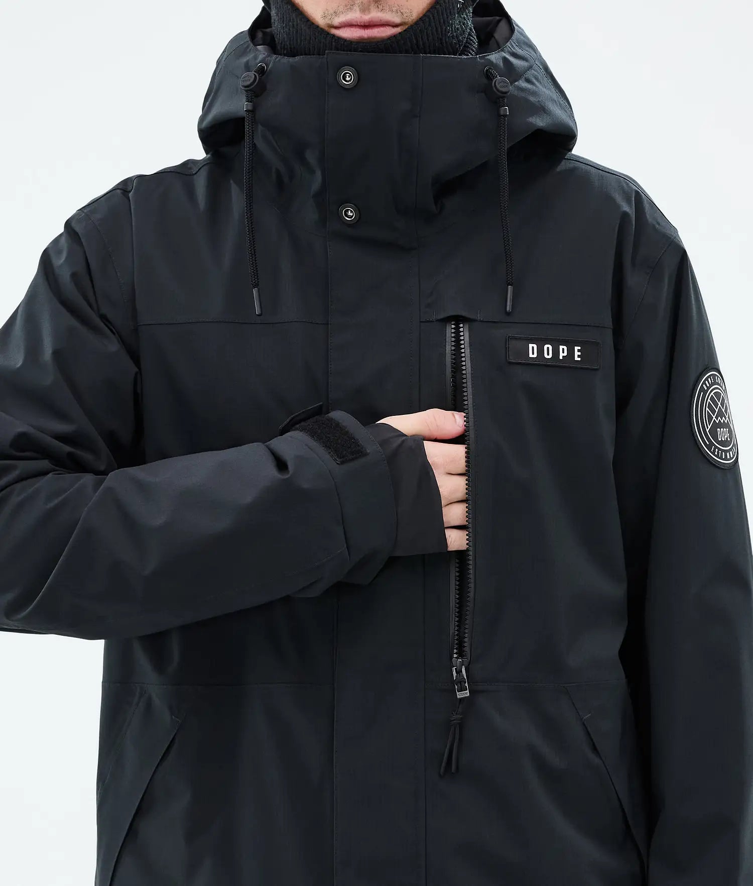 Blizzard Full Zip Snowboard Jacket Men Black