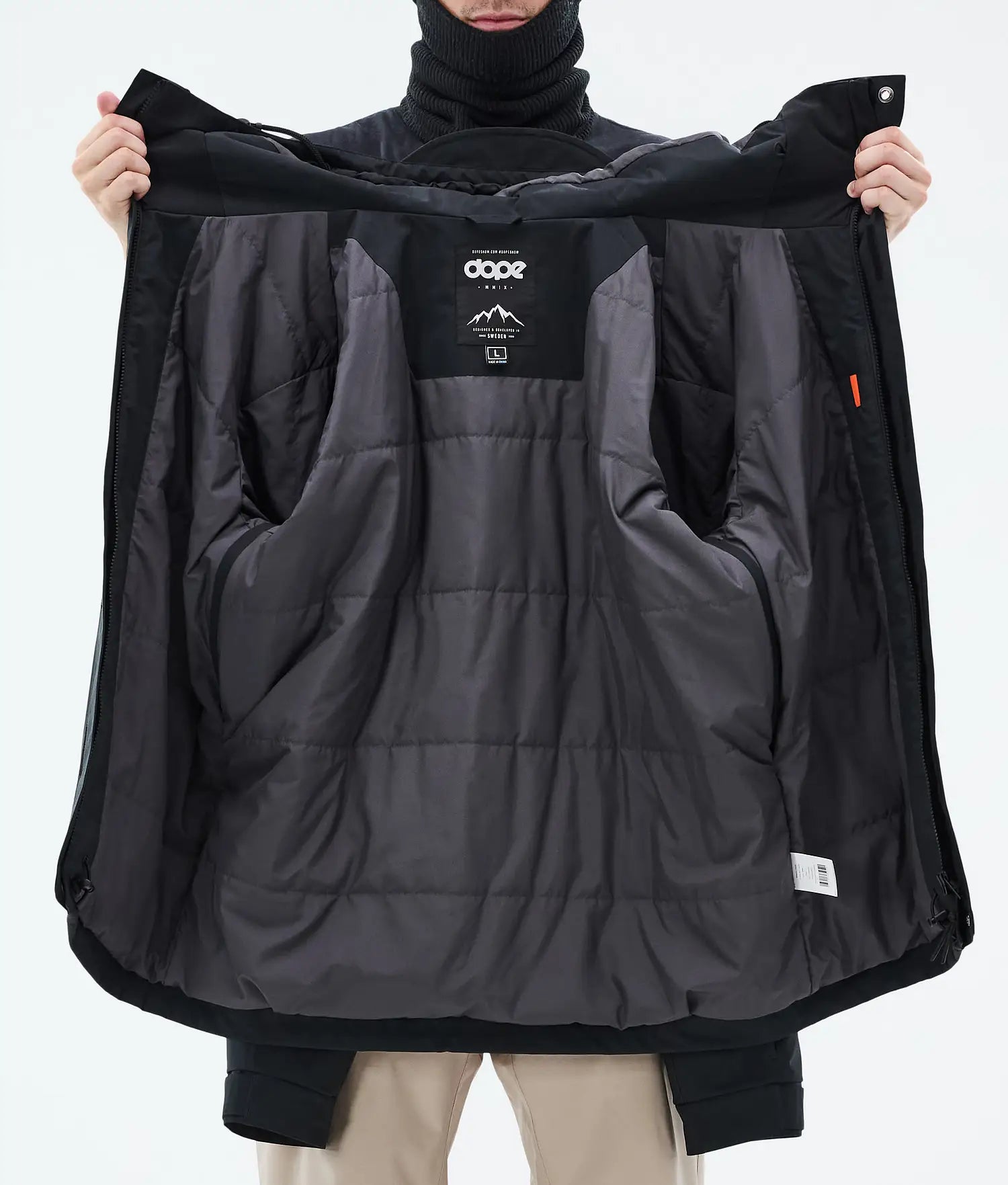 Blizzard Full Zip Snowboard Jacket Men Black