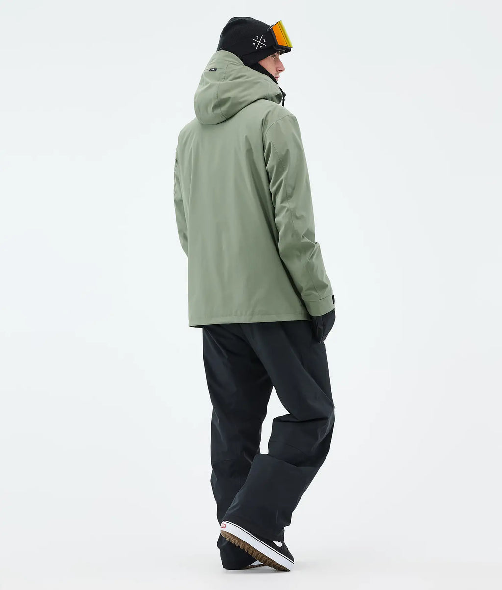 Blizzard Full Zip Snowboard Jacket Men Moss Green