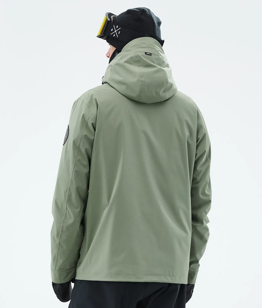 Blizzard Full Zip Snowboard Jacket Men Moss Green