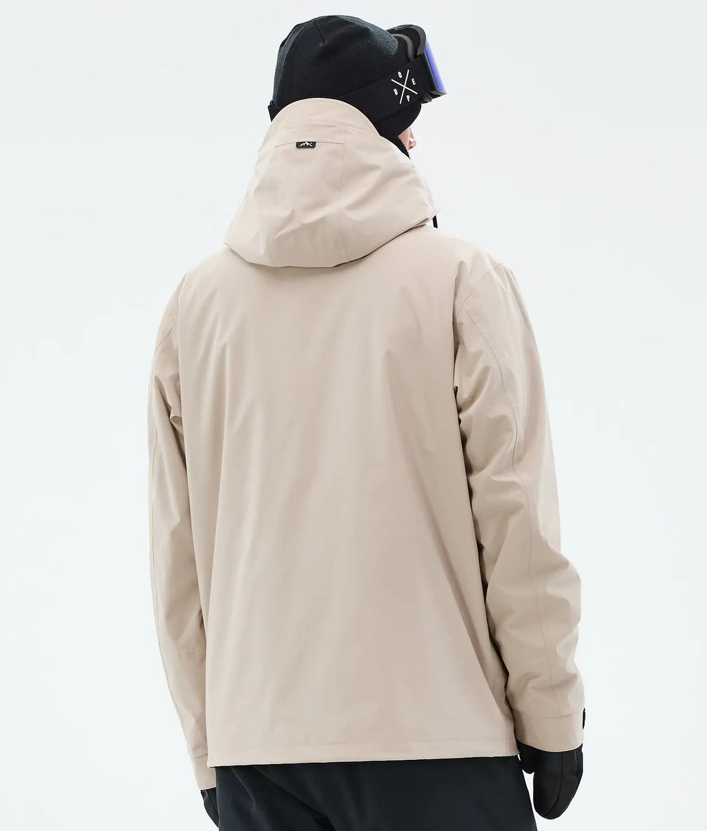Blizzard Full Zip Snowboard Jacket Men Sand