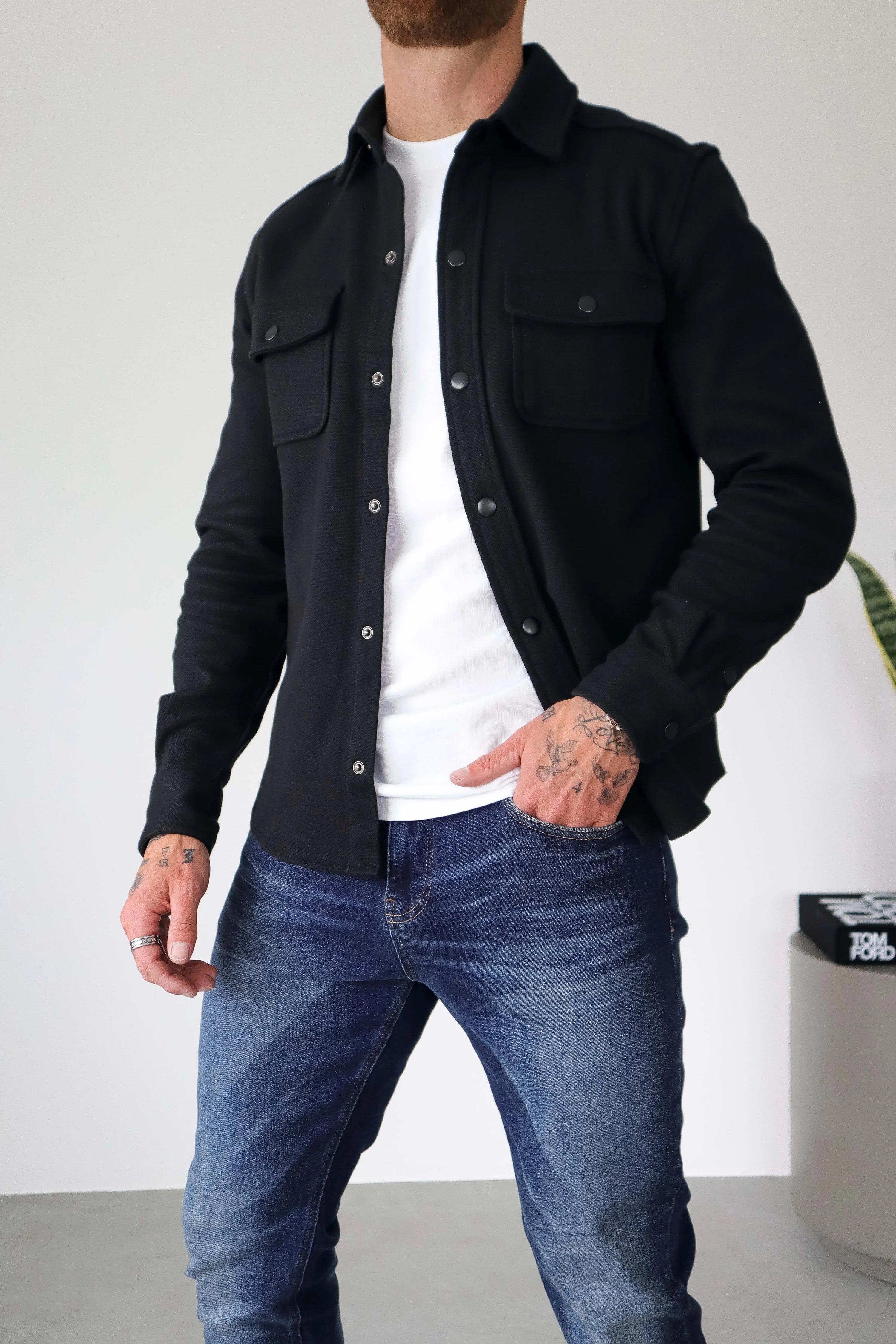 OVERSHIRT - BLACK