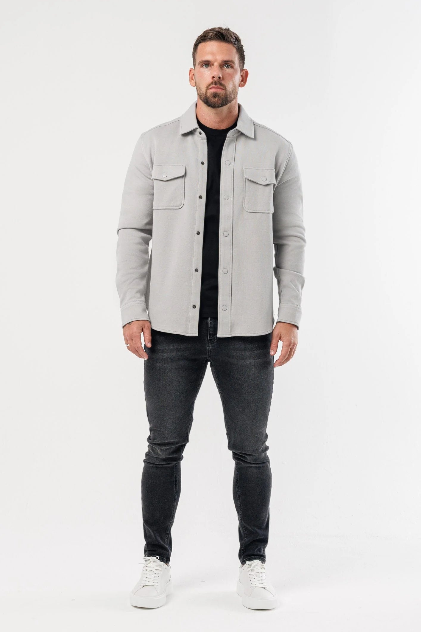 OVERSHIRT - LIGHT GREY