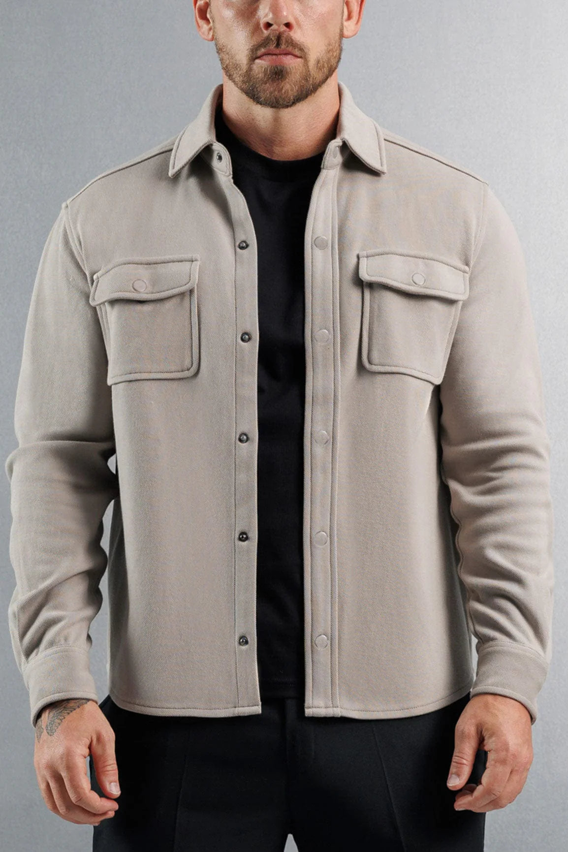 OVERSHIRT - LIGHT GREY