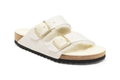 Sandale mit Lammfell Beige