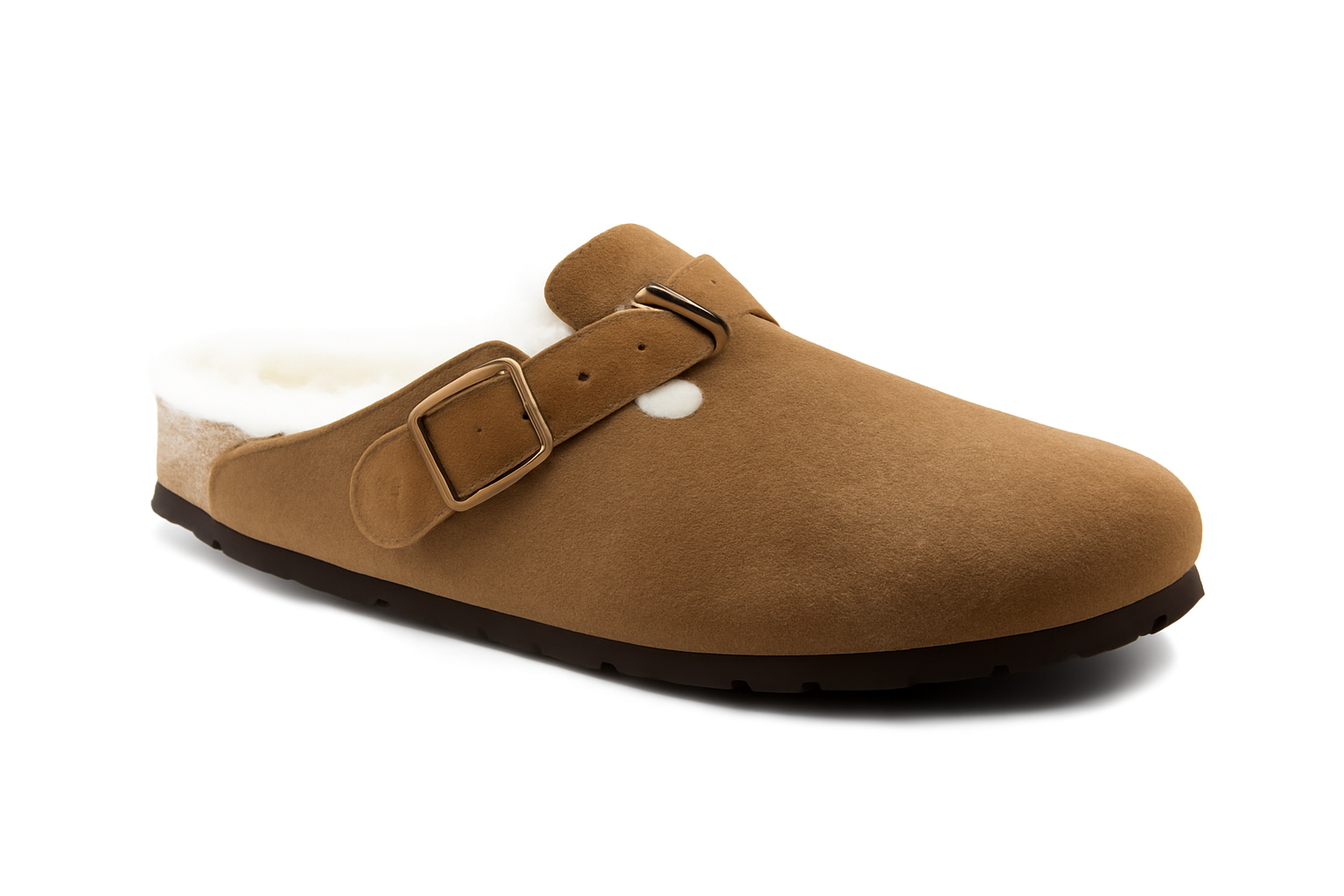 Shearling Lined Slide Sandal IV