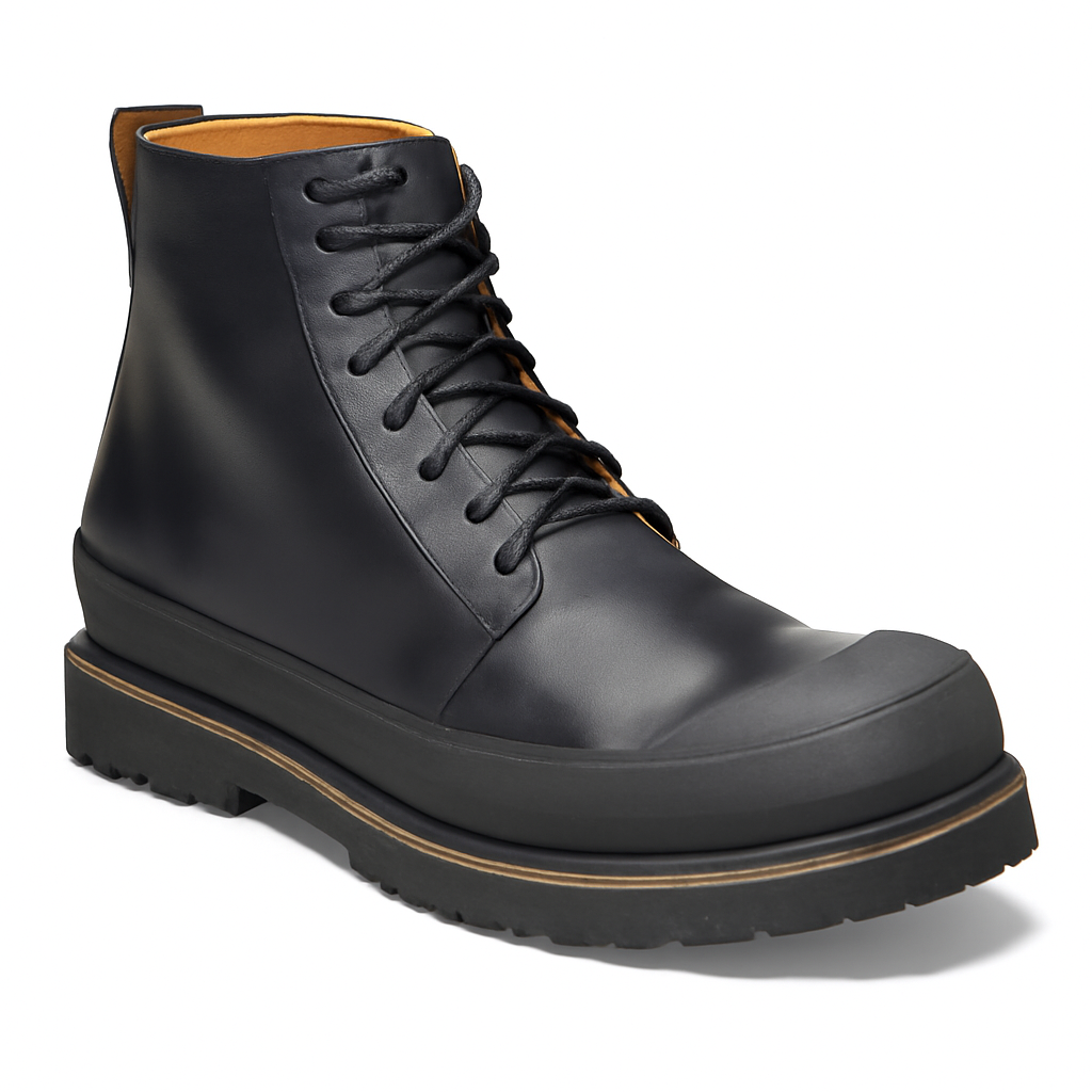 Schuhe Schnürung Herren Schwarz