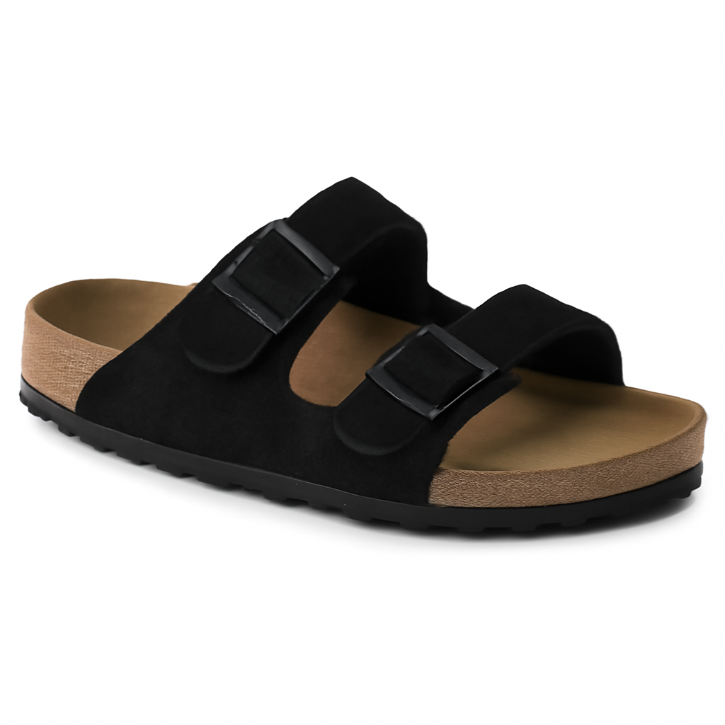 Sandale mit Soft Fußbett Grün