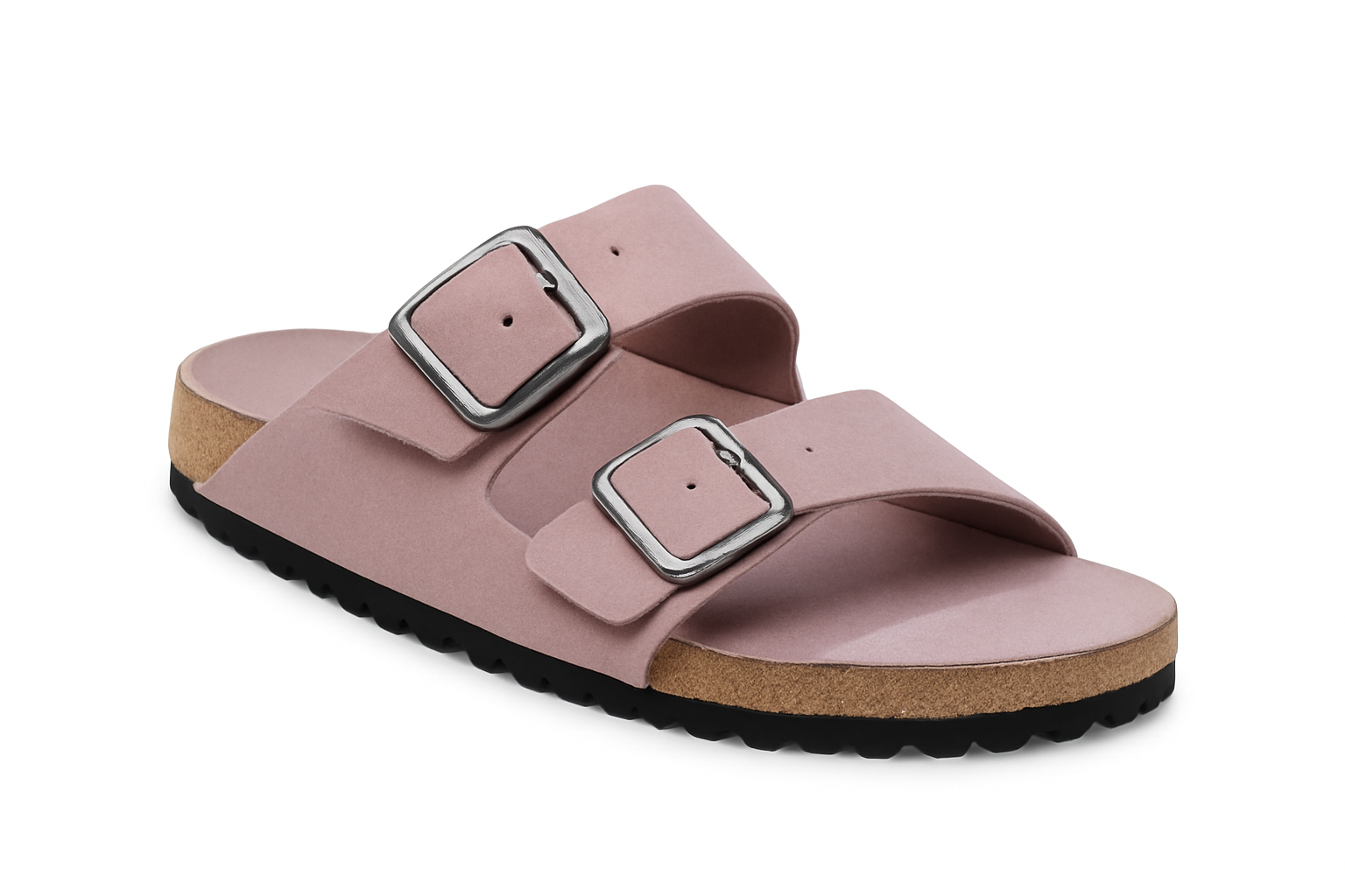 Sandale mit Soft Fußbett Dunkelbraun