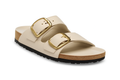 Women's Chunky Sandal Large Buckle Green
