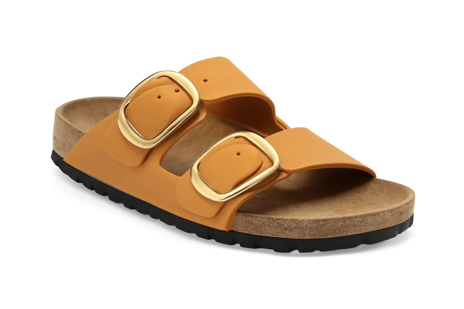 Women's Chunky Sandal Large Buckle Navy
