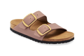 Women's Chunky Sandal Large Buckle Beige