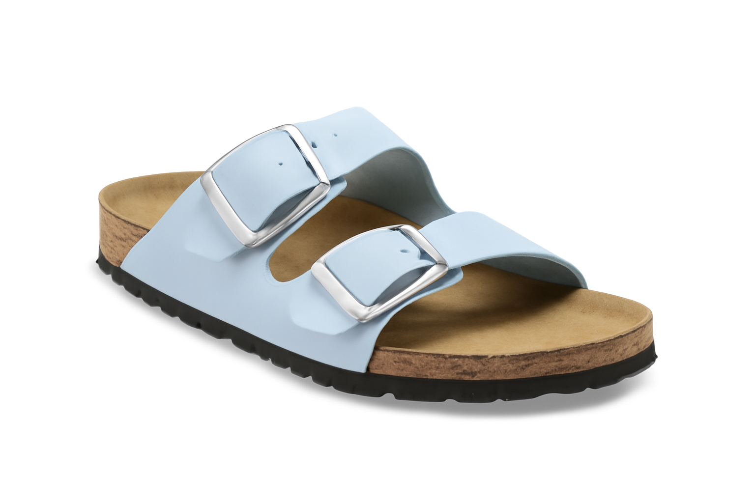 Women's Chunky Sandal Large Buckle Olive