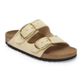 Women's Chunky Sandal Large Buckle Purple
