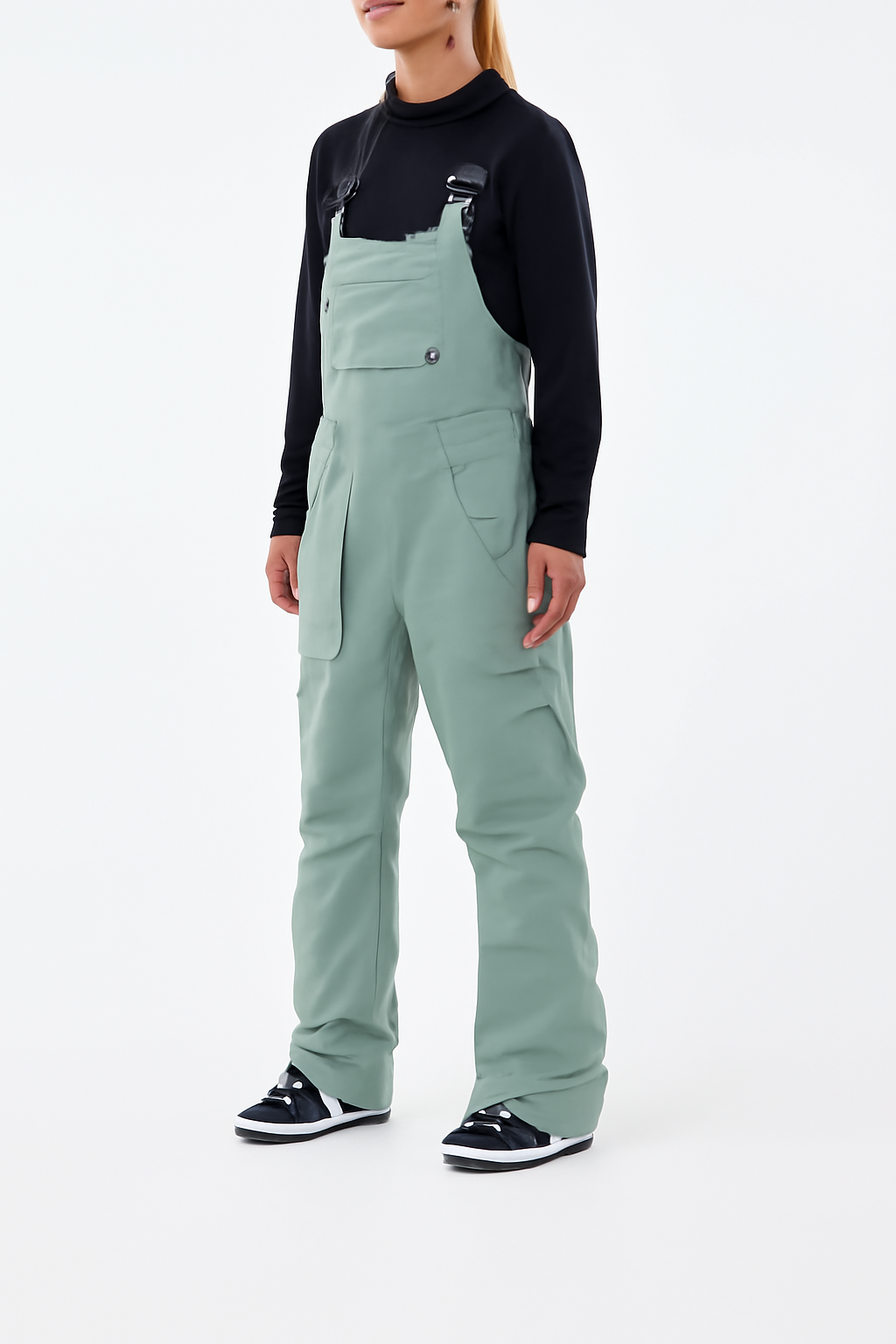 Snowboard Pants Women Verblasstes Grün