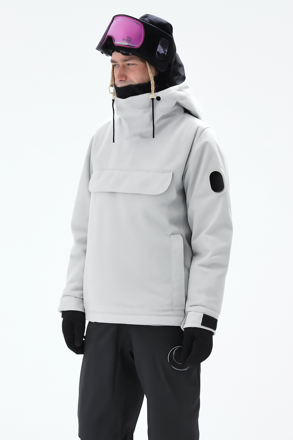 Snowboard Jacket Women Light Grey