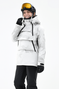 Snowboard Jacket Women Grey Camouflage II