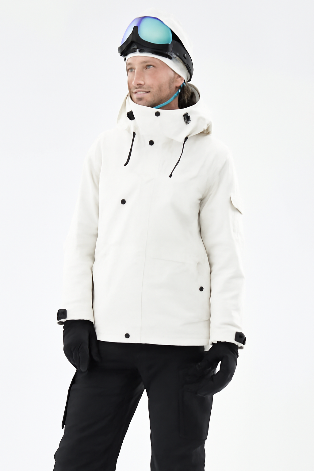 Snowboard Jacket Women Old White