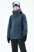Snowboard Jacket Women Metal Blue