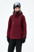 Snowboard Jacket Women Burgundy