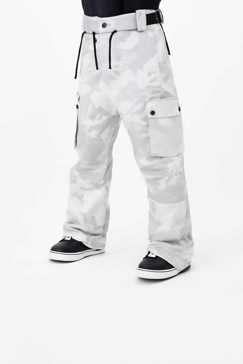 Snowboard Pants Men Grey Camo