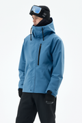 Snowboard Jacket Men Blue Steel