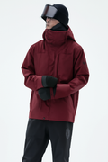 Snowboard Jacket Men Burgundy