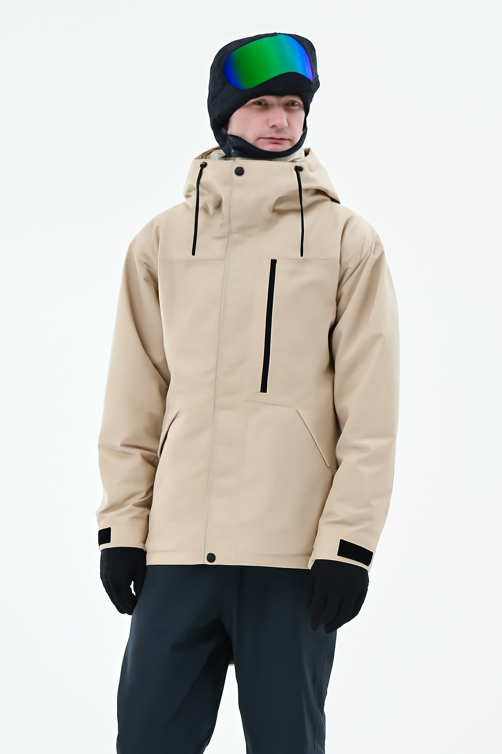 Snowboard Jacket Men Sand