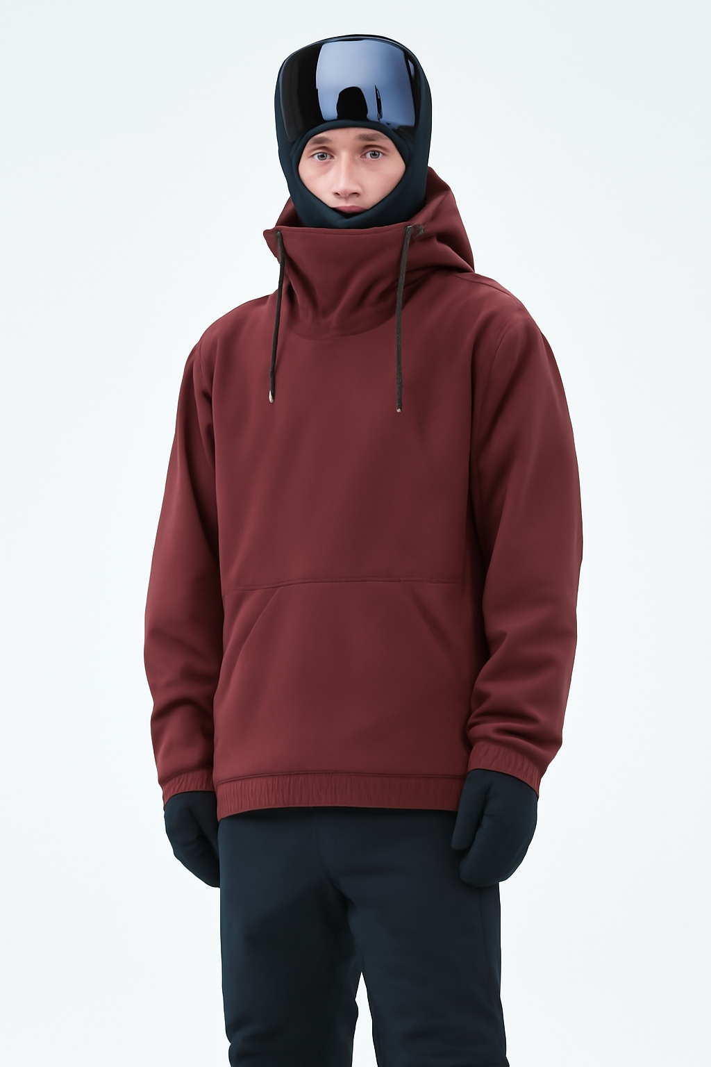Snowboard Jacket Men Burgunder