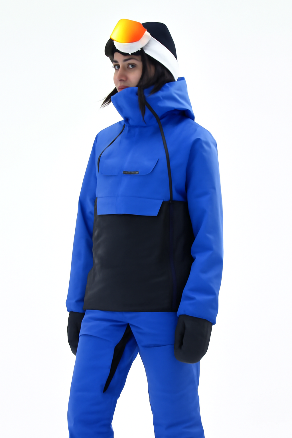 Snow Jacket Women Cobalt Blue/Black