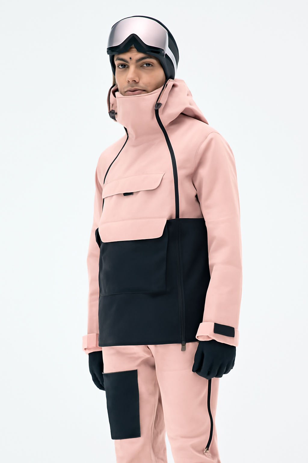 Snow Jacket Women Pink/Black