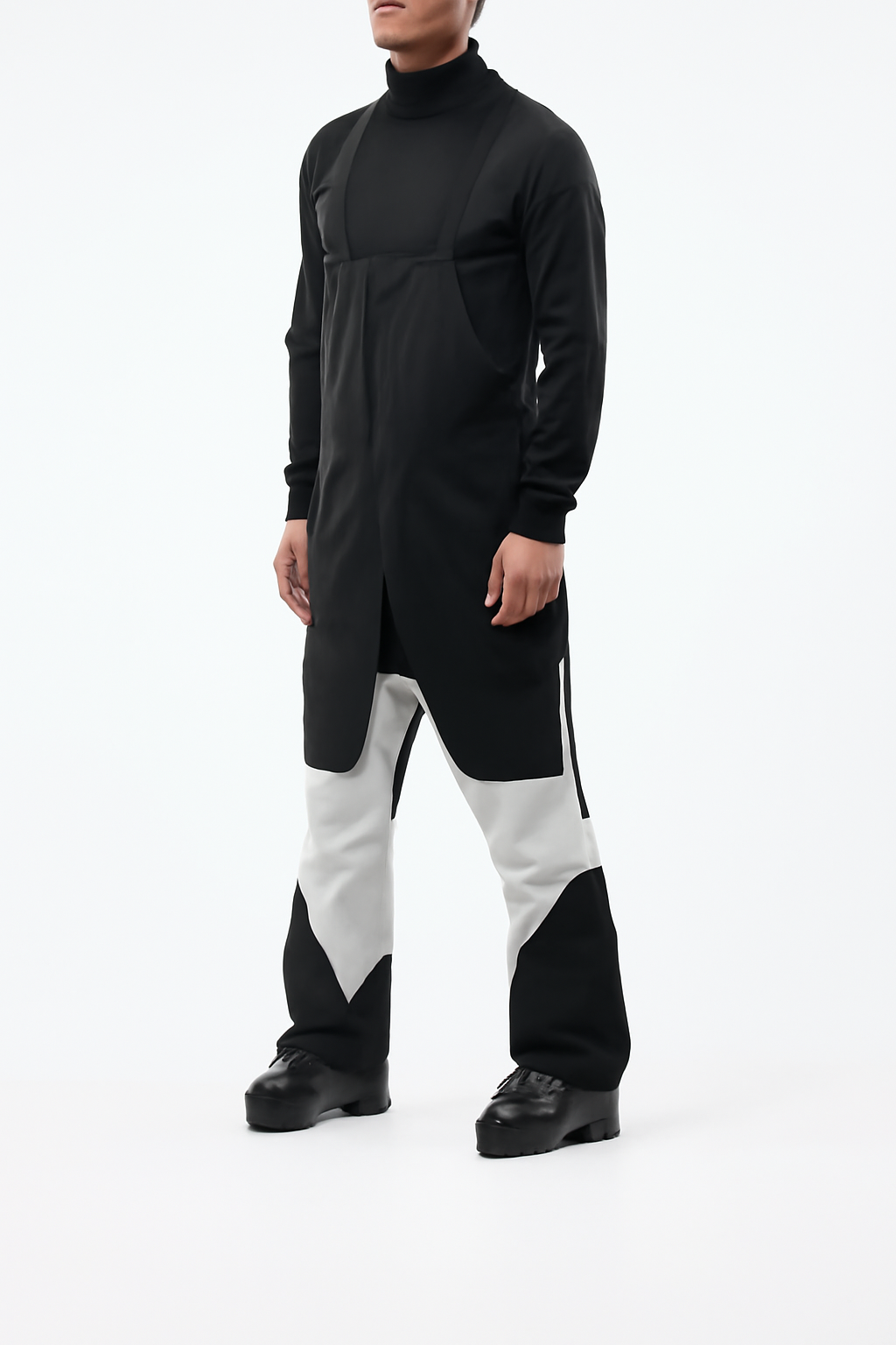 Snow Pants Men Black/Light Grey