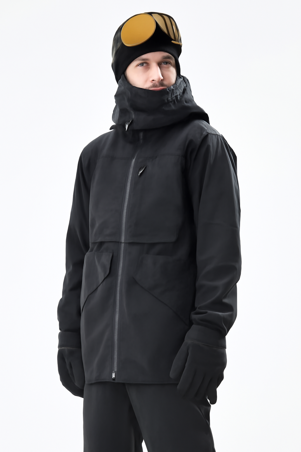 Ski Jacket Men Black