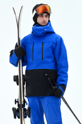 Snow Jacket Men Cobalt Blue/Black