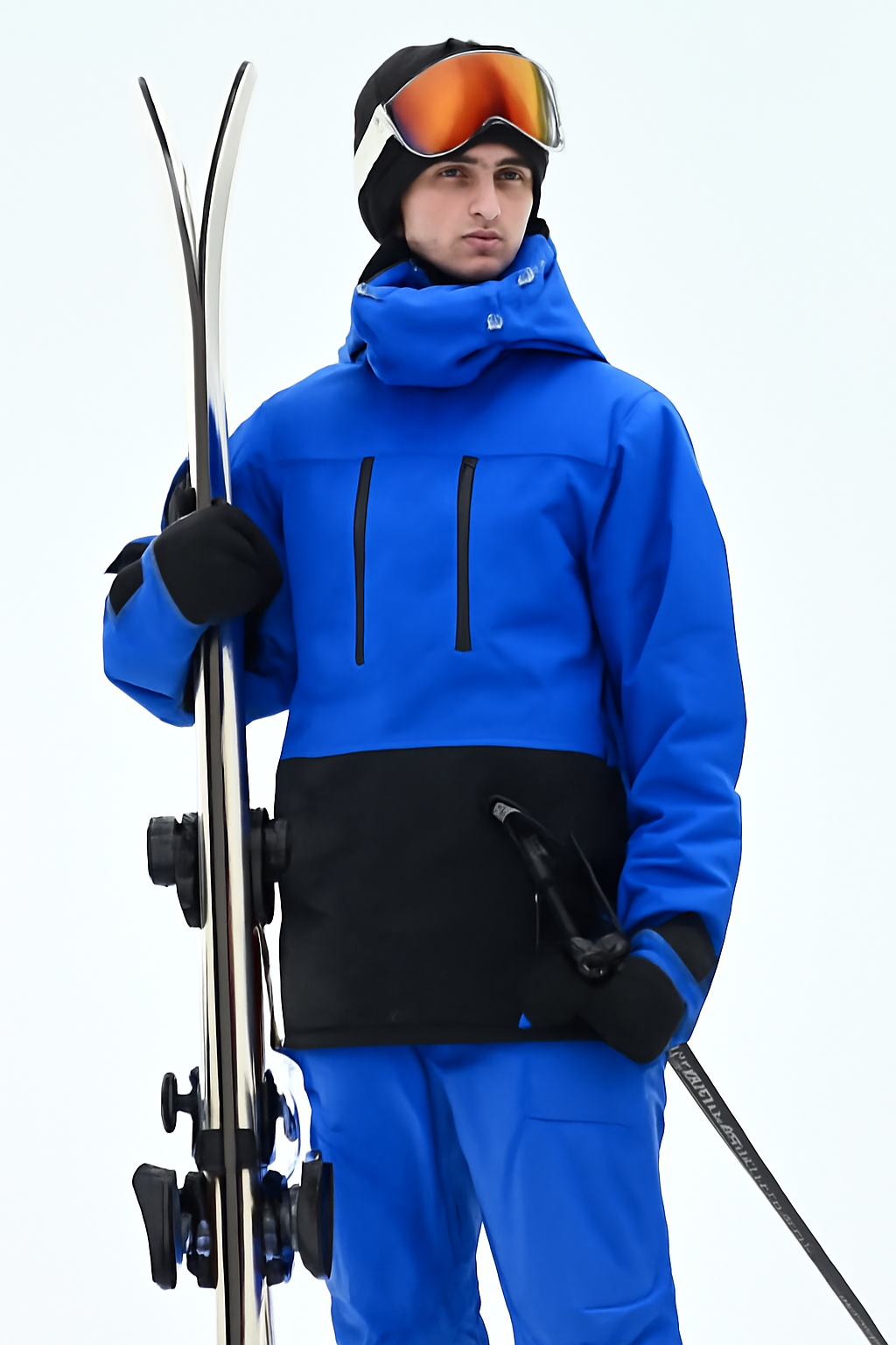 Snow Jacket Men Cobalt Blue/Black