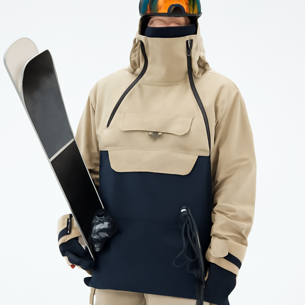 Snow Jacket Men Sand/Black